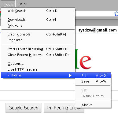 FillForm网页表单填写插件（用于火狐浏览器，自动填表，自动表单，填写表单）第1张