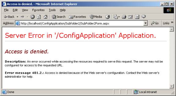 ASP.NET的高级配置Web.config authorization - cruelchen - 请重启您的计算........