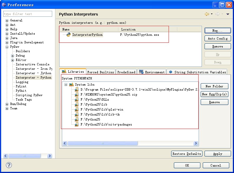<span>Project interpreter not specified(eclipse+pydev)</span>
